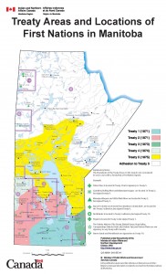 Manitoba Treaty Map