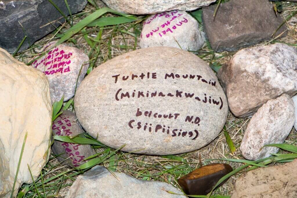 Anishinaabe Nation Gathering Day painted rocks