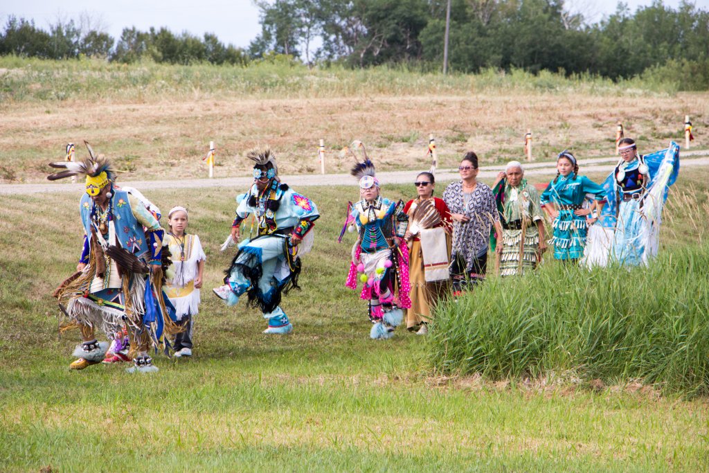 Anishinaabe Nation Gathering dancers