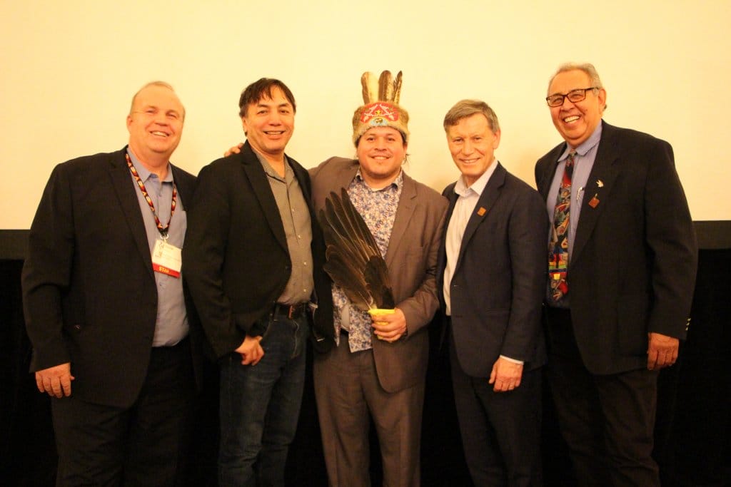 Grand Chief Jerry Daniels posing for photo