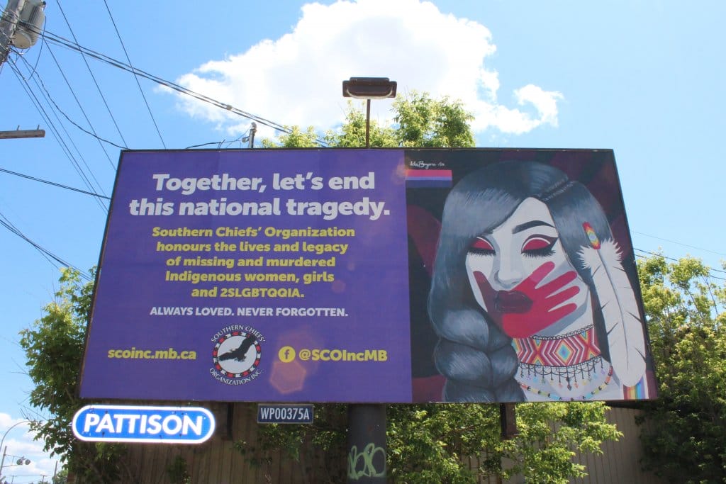 MMIWG2S billboard