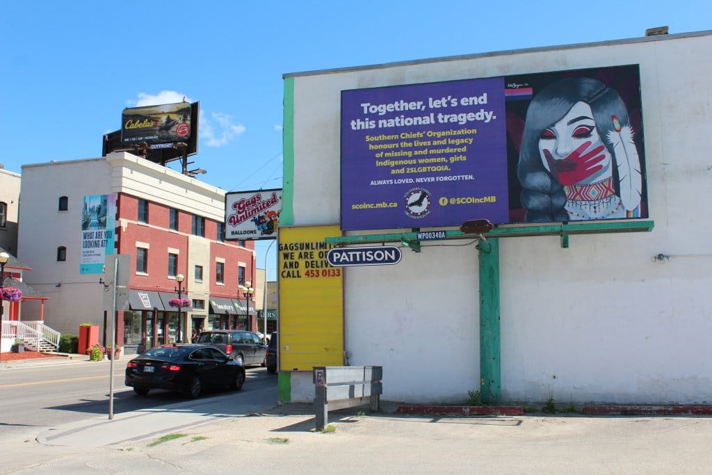 MMIWG2S billboard