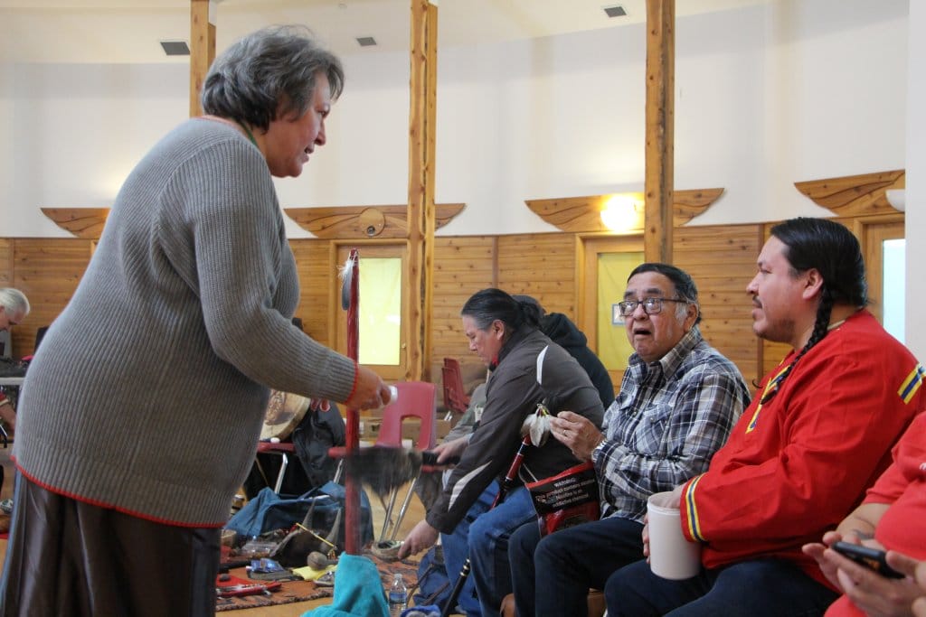 person speaking at event