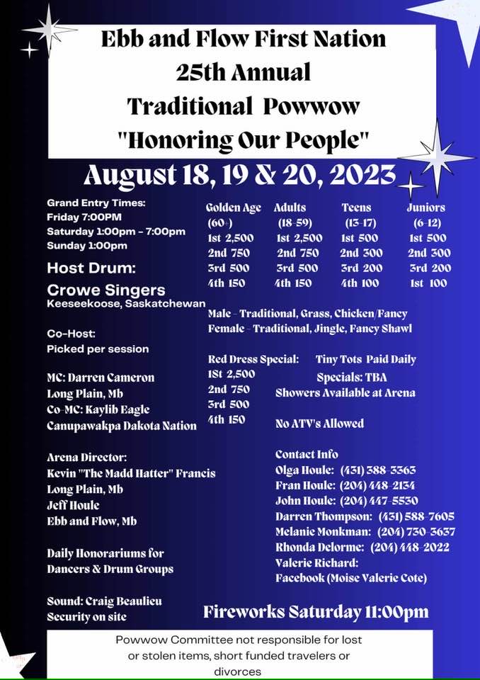 Pow Wows in Manitoba Southern Chiefs' Organization Inc.