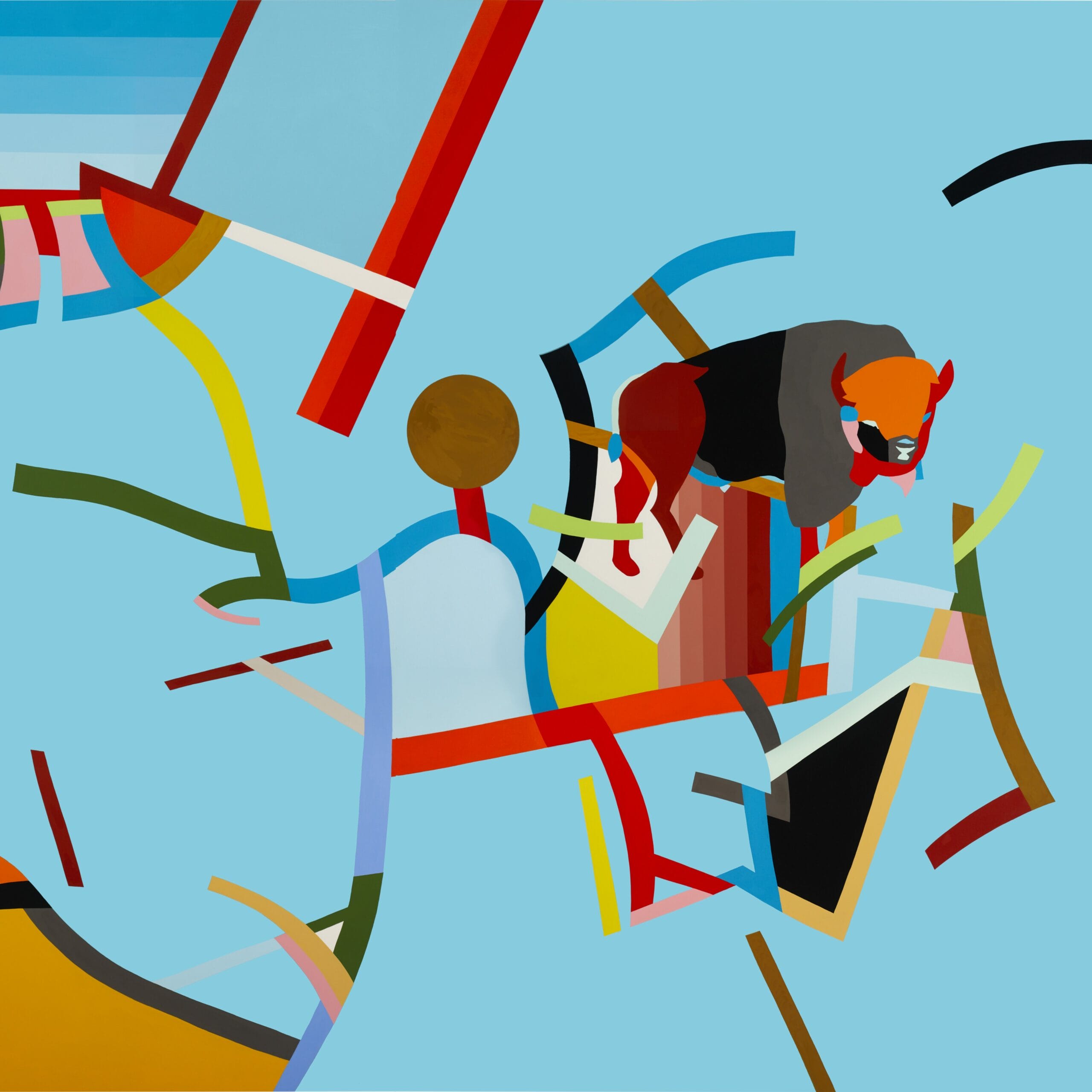 Maquette of “Rhythmic Movement in Grasslands”